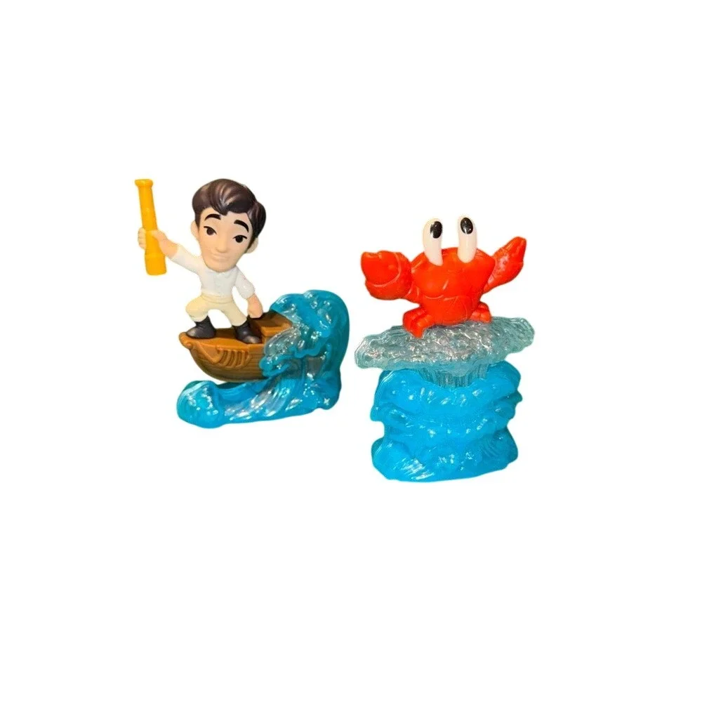 McDonalds Happy Meal 2023 Disney The Little‎ Mermaid Prince Eric Sebastian Set